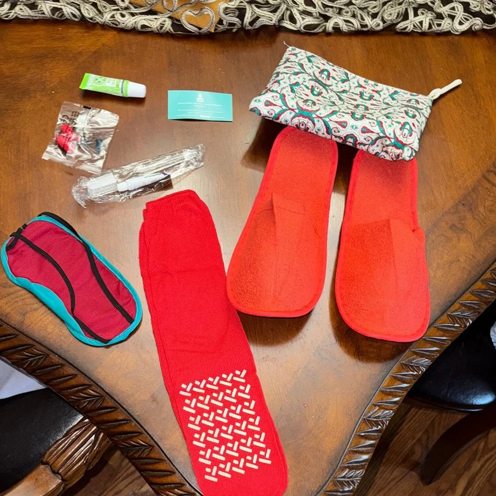 Vibrant Red Traveler’s Kit